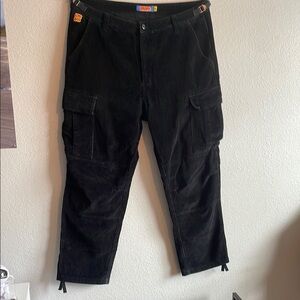 Men's Black Empyre Corduroy Cargo Pants